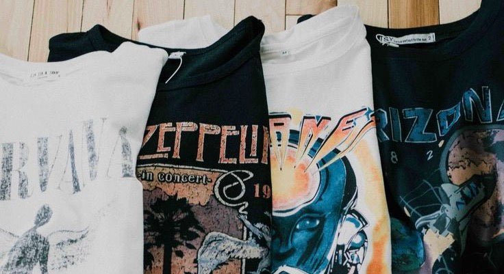 DIY: Distressed Concert Tees — The Home Envy