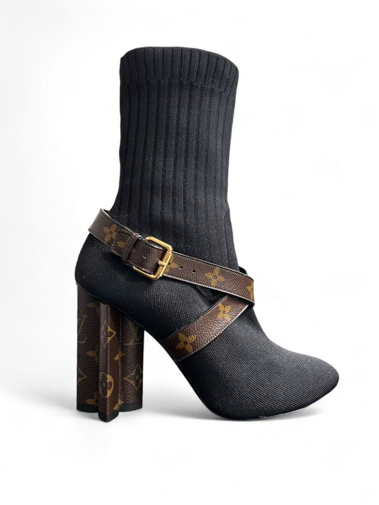 Louis Vuitton Silhouette Heeled Boot sz 40