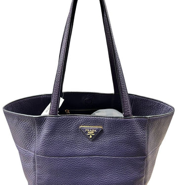 Purple Prada Open Tote Vitello Daino Mini***