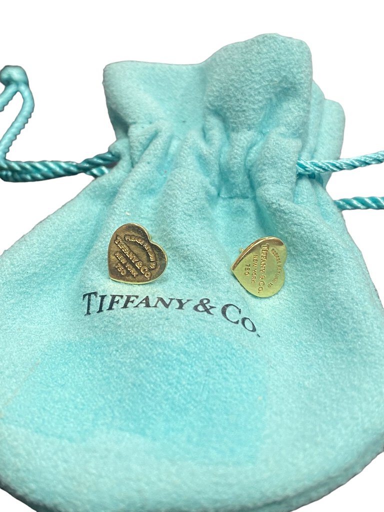 Tiffany & Co Heart Tag Stud Earrings