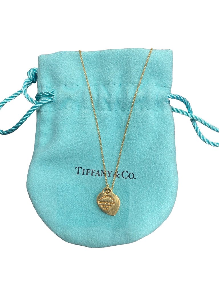 Tiffany & Co Double Heart Tag Pendant