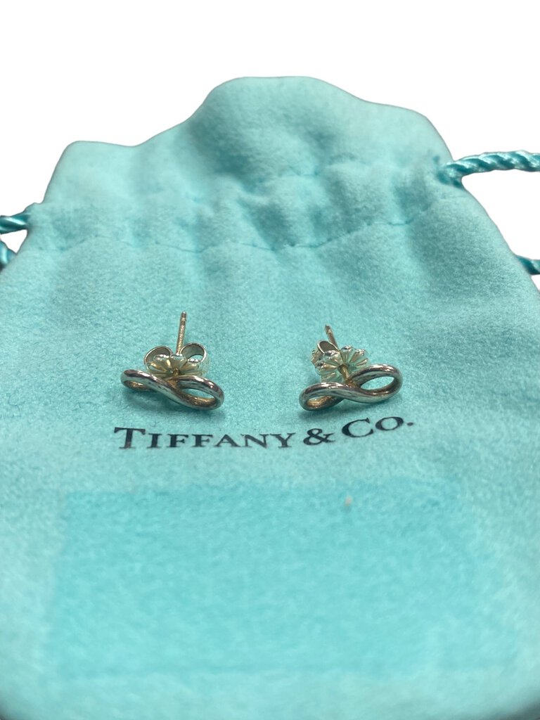 Tiffany & Co. Silver Infinity Earrings