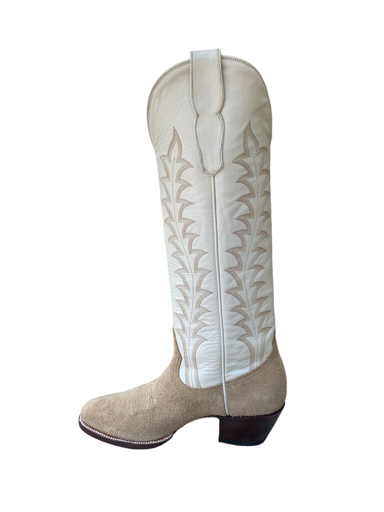 City Boots Amarillo Tan Cowboy Boots- US 8