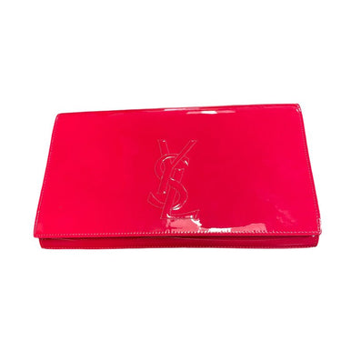 YSL Pink Patent Clutch***