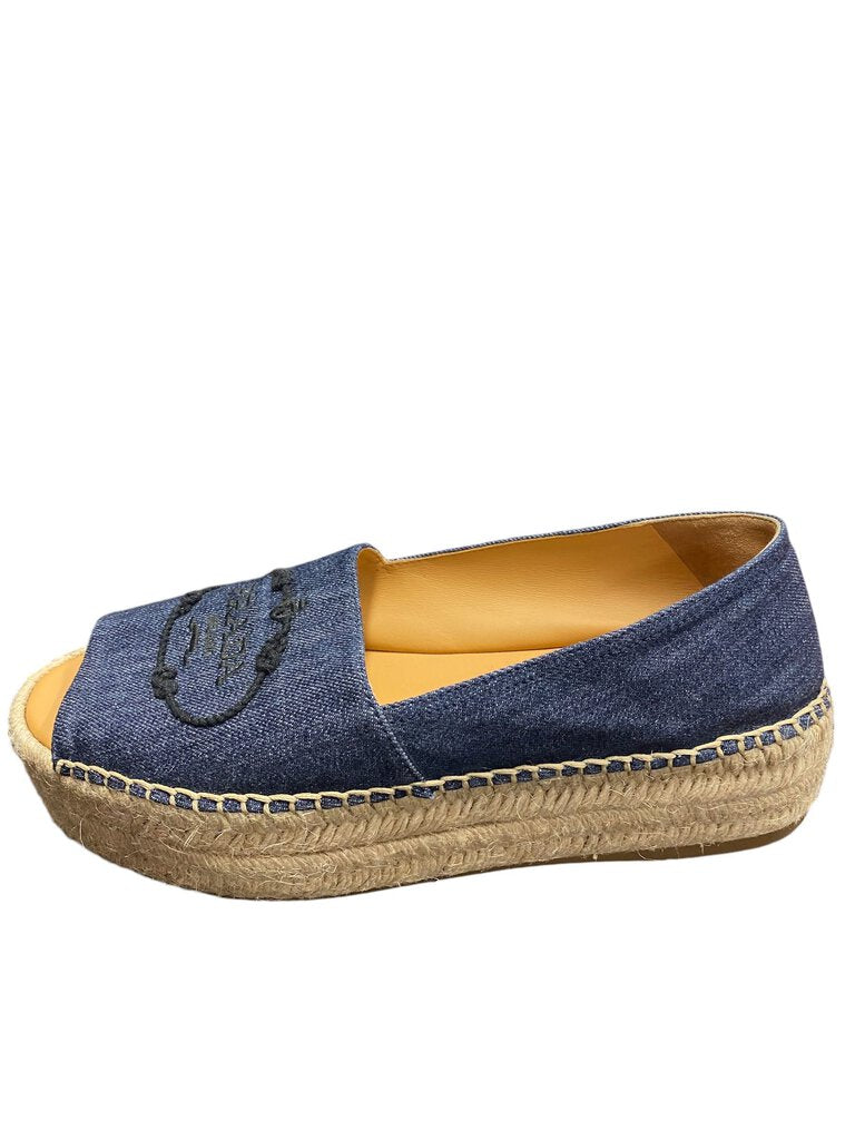 Prada Denim Espadrilles EU. 39.5 US. 9***