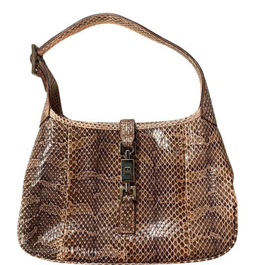 Gucci Jackie Python Shoulder Bag ***