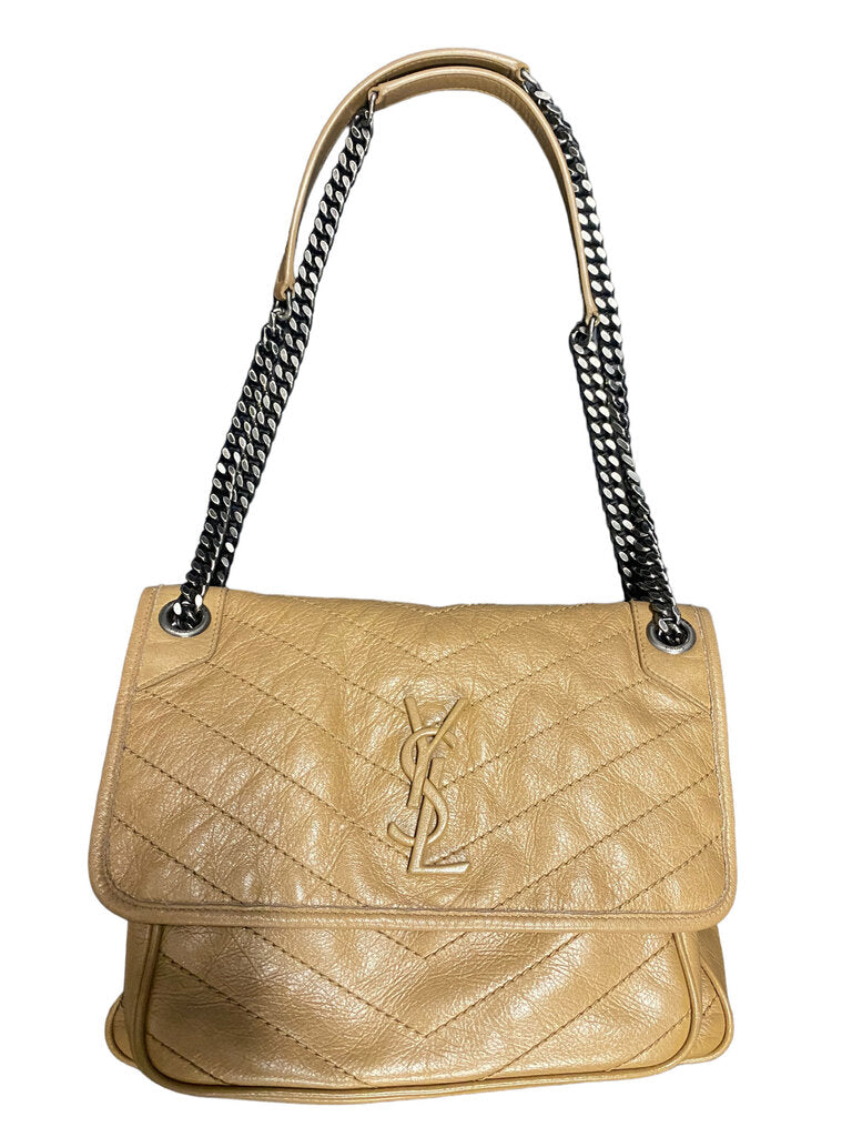 Saint Laurent Niki Baby Beige Crossbody – The Closet Trading Company